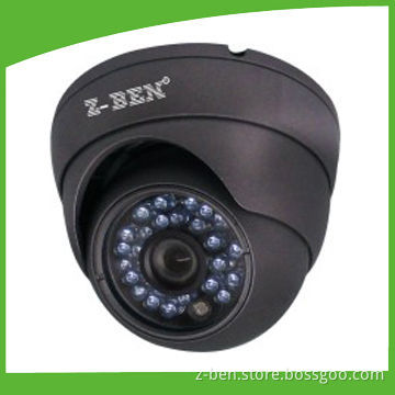 Color CCD Dome Camera with 20m IR Distance and 650TVL Resolution